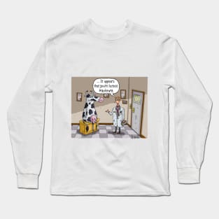 Lactose Intolerant Cow Long Sleeve T-Shirt